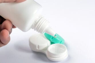 contact solution and case