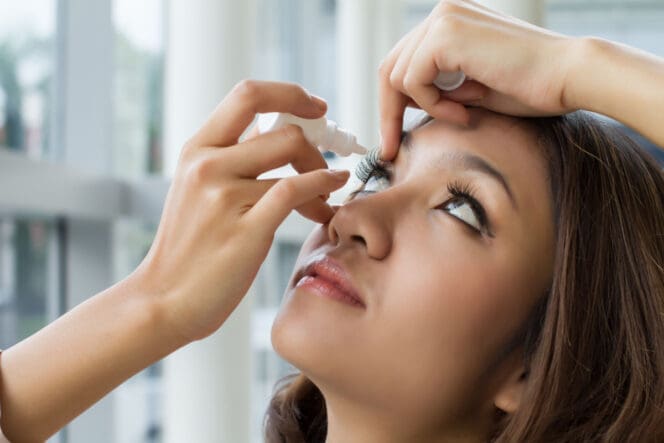 eyedrops contacts