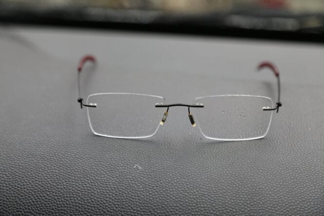 frameless eyeglasses